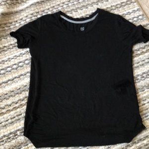 Cute black top goes with everything!